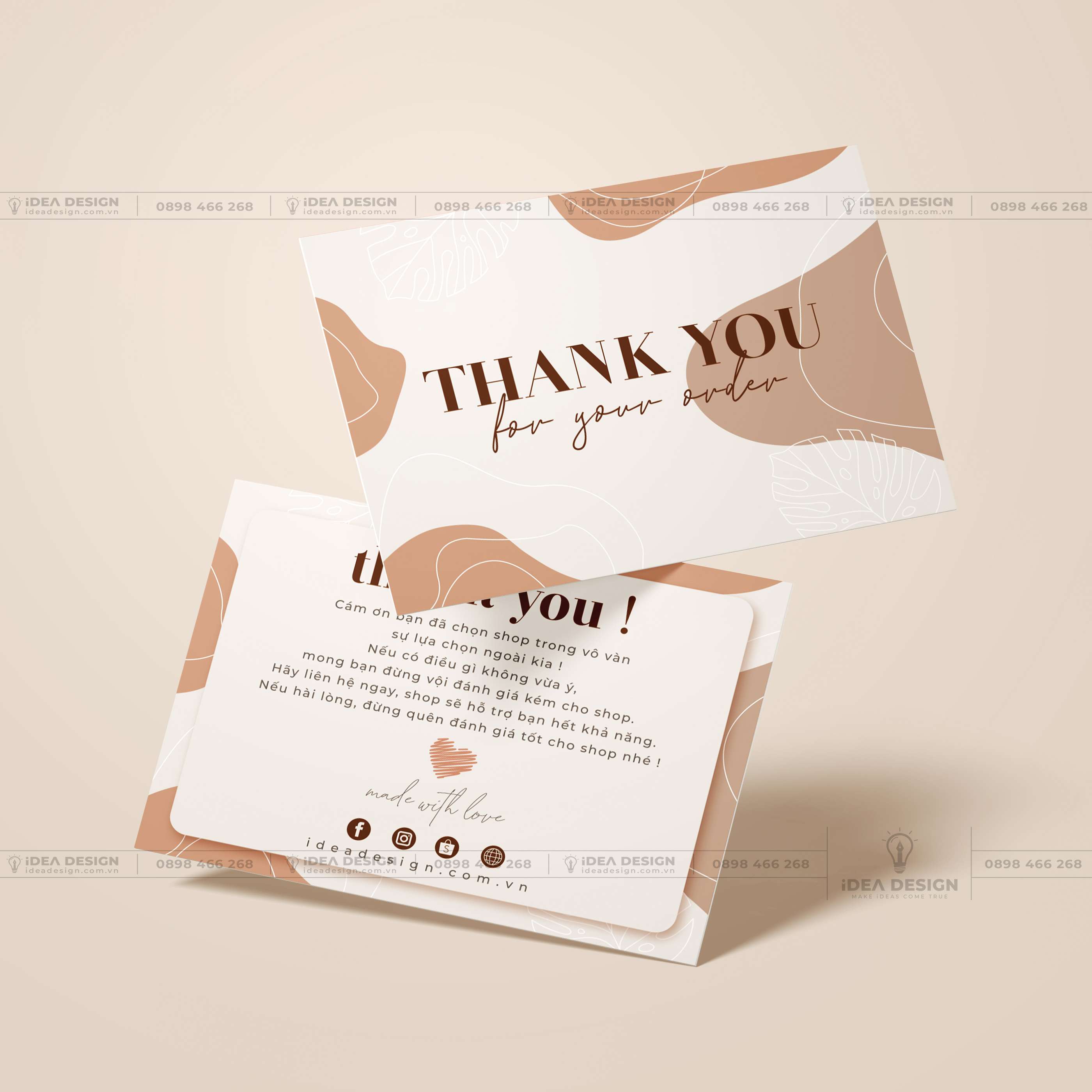 79 Mẫu card cảm ơn khách hàng và thiệp thank you đẹp cho shop